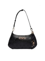 Guess Torebka Carmella HWPD22 25180 Czarny. Czarne torebki do ręki damskie Guess, z aplikacjami, ze skóry, bez dodatków. Za 544.99 zł.