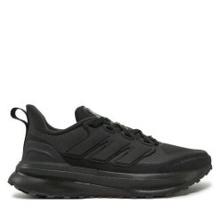 Buty do biegania adidas. Czarne obuwie sportowe damskie Adidas, bez wzorów, do biegania. Za 279.99 zł.