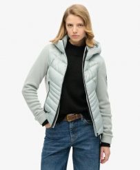 Kurtka polarowa z kapturem Storm od SUPERDRY. Szare kurtki damskie Superdry., s, bez wzorów, z polaru, z kapturem. Za 473.35 zł.