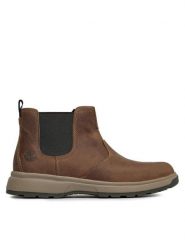 Timberland Sztyblety Atwells Ave Chelsea TB0A5R8Z2541 Brązowy. Brązowe botki męskie Timberland, bez wzorów, z nubiku, bez zapięcia. Za 599.99 zł.