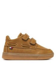 Tommy Hilfiger Półbuty Hector T1X4-35221-0315 M Brązowy jasny. Brązowe półbuty chłopięce Tommy Hilfiger, bez wzorów, bez zapięcia. Za 339.99 zł.