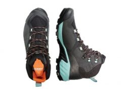 Buty trekkingowe damskie Mammut Sapuen High GTX. Czarne trekkingi damskie Mammut, trekkingowe, gore-tex. Za 1,054.00 zł.