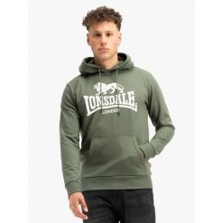 Bluza z kapturem Lonsdale Fremington. Białe bluzy męskie Lonsdale, l, bez wzorów, z kapturem. Za 228.50 zł.