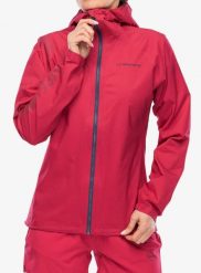 Kurtka do biegania damska La Sportiva Pocketshell Jacket. Czerwone kurtki damskie La Sportiva, l, bez wzorów, z materiału, bez kaptura. Za 846.99 zł.