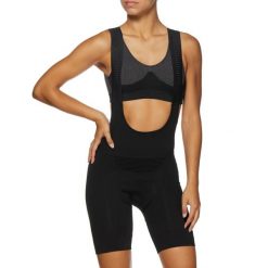 Spodenki rowerowe Chromo Bib 2 M. Czarne szorty męskie SIXS, m, bez wzorów, ze skóry. Za 289.00 zł.