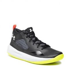 Buty koszykarskie męskie Under Armour Lockdown 5. Białe buty sportowe męskie Under Armour, z materiału, bez zapięcia, do koszykówki. Za 498.00 zł.