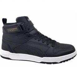 Buty do chodzenia damskie Puma Rbd Game JR. Niebieskie obuwie sportowe damskie Puma, bez wzorów, z materiału, trekkingowe. Za 286.00 zł.