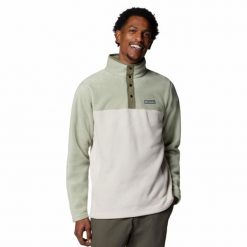 Bluza polarowa męska Columbia Steens Mountain Half Snap II. Zielone bluzy męskie Columbia, m, bez wzorów, z polaru, bez kaptura. Za 149.99 zł.