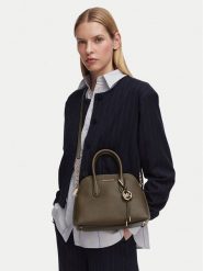 MICHAEL Michael Kors Torebka 30T6GX4S2L Khaki. Brązowe torebki do ręki damskie MICHAEL Michael Kors, bez wzorów, ze skóry, bez dodatków. Za 1,172.99 zł.