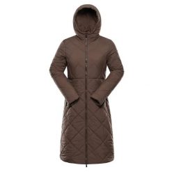 Damska kurtka puchowa Alpine Pro Stawa. Brązowe kurtki damskie Alpine Pro, m, z aplikacjami, z materiału, bez kaptura. Za 587.00 zł.