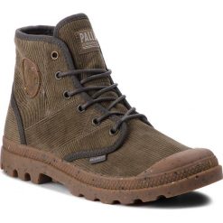 Trapery PALLADIUM - Pampa Hi Cord 05976-247-M Khaki/Beluga. Zielone śniegowce i trapery męskie Palladium, z materiału. W wyprzedaży za 319.00 zł.