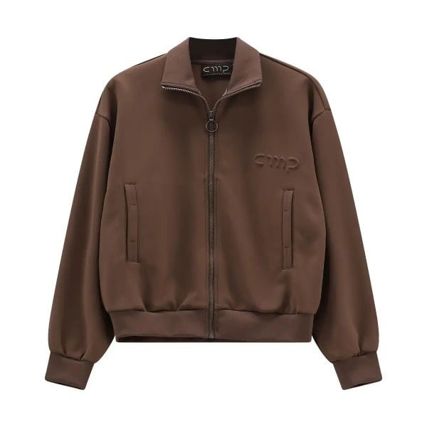 Damska bluza dresowa CMP. Brązowe bluzy damskie CMP, m, bez wzorów, z dresówki, bez kaptura. Za 314.00 zł.