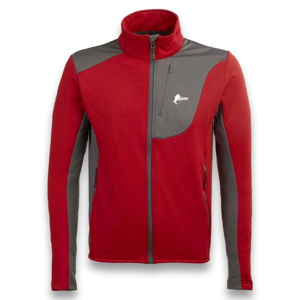 Bluza Ande New Averta Dorośli. Czerwone bluzy męskie ANDE, s, bez wzorów, z elastanu, bez kaptura, do biegania. Za 337.99 zł.