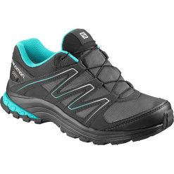 Buty sportowe "Sollia GTX" w kolorze szarym. Szare obuwie sportowe damskie Salomon, bez wzorów, z gore-texu, wspinaczkowe. W wyprzedaży za 329.95 zł.