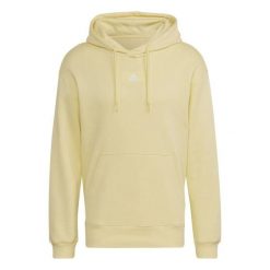 Bluza z polaru bawełnianego adidas. Żółte bluzy męskie Adidas, l, bez wzorów, z bawełny, bez kaptura, na fitness i siłownię. W wyprzedaży za 239.25 zł.