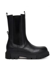 Elisabetta Franchi Botki Chelsea Boot F4A5-E0416-1251 D Czarny. Czarne botki dziewczęce Elisabetta Franchi, ze skóry, bez zapięcia. Za 929.99 zł.