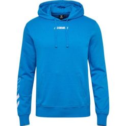 Bluza z kapturem Hummel hmlELEMENTAL. Niebieskie bluzy męskie Hummel, bez wzorów, z kapturem. W wyprzedaży za 137.25 zł.