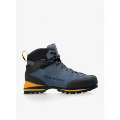 Buty do raków półautomatycznych męskie Garmont Ascent GTX. Niebieskie trekkingi męskie Garmont, za kostkę, wspinaczkowe. Za 828.99 zł.