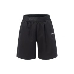 Shorty damski Hi-Tec Dehinn. Czarne szorty sportowe damskie Hi-tec, m, bez wzorów, z elastanu, klasyczne, do biegania. Za 83.19 zł.