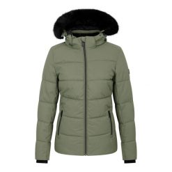 Kurtka Narciarska Damska Glamorize V. Zielone kurtki damskie Dare 2b, l, bez wzorów, bez kaptura, narciarskie. Za 303.99 zł.