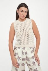 Sweter damski pleciony Emiro MARELLA MONOCHROME. Swetry damskie Marella, m, bez wzorów, bez kołnierzyka, bez ramiączek, bez kaptura. Za 819.00 zł.