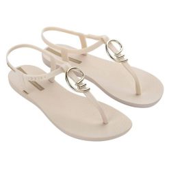 Sandały damskie Ipanema Class Stylish. Brązowe sandały damskie Ipanema, bez wzorów, bez obcasa, bez zapięcia. Za 129.00 zł.