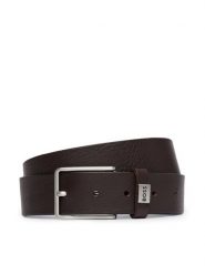 BOSS Pasek Elio 50529898 Brązowy ciemny. Brązowe portfele męskie Boss, bez wzorów, ze skóry. Za 259.99 zł.