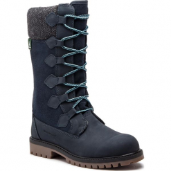 Śniegowce KAMIK - Takoda WK4027 Ink Blue. Niebieskie śniegowce i trapery damskie Kamik, z materiału. Za 379.00 zł.