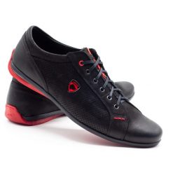 Joker Buty męskie casual 295J czarne. Czarne półbuty na co dzień męskie ze skóry, casualowe, bez zapięcia. Za 367.89 zł.