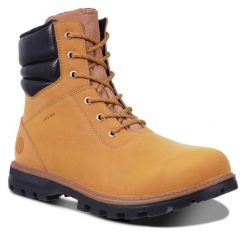Trapery Luhta. Brązowe kozaki męskie Luhta, bez zapięcia. Za 449.99 zł.