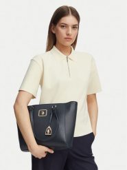 U.S. Polo Assn. Torebka BEUXT8794WVP Granatowy. Niebieskie torebki do ręki damskie U.S. Polo Assn., bez wzorów, ze skóry, bez dodatków. Za 144.99 zł.