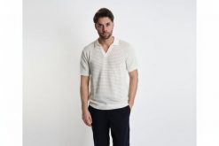 Xagon Koszulka Polo | P26082 MD604P | Mężczyzna | Kremowy. Białe koszulki polo męskie Xagon, m, w ażurowe wzory, z bawełny, eleganckie, bez ramiączek. W wyprzedaży za 299.00 zł.