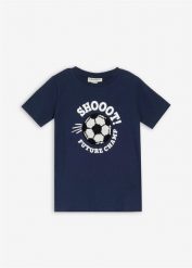 T-shirt z czystej bawełny organicznej zdobiony dwustronnymi cekinami. Niebieskie koszule dla chłopców bonprix, z aplikacjami, z bawełny, bez kołnierzyka, bez ramiączek. Za 39.99 zł.