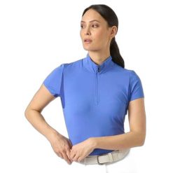 Bielizna podstawowa do jazdy konnej 1/2 zip dla kobiet PS of Sweden Everly Quote. Niebieskia koszule damskie PS OF SWEDEN, bez wzorów, bez kołnierzyka, bez ramiączek, do jazdy konnej. Za 306.50 zł.