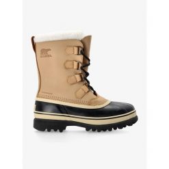 Buty trekkingowe męskie Sorel Caribou. Brązowe trekkingi męskie Sorel, na zimę, trekkingowe. Za 649.99 zł.