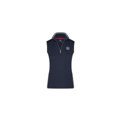 Jeździecka koszulka polo bez rękawów dla dziewczynek Imperial Riding Tessy. Niebieskie bluzki dla dziewczynek IMPERIAL RIDING, bez wzorów, bez kołnierzyka, bez ramiączek. Za 170.00 zł.