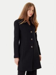 Rinascimento Płaszcz wełniany CFC0126119003 Czarny Regular Fit. Czarne płaszcze damskie Rinascimento, na zimę, s, bez wzorów, z syntetyku, bez kaptura. Za 739.99 zł.