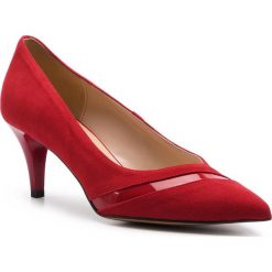 Szpilki SAGAN - 3508 Czerwony Welur. Półbuty damskie Sagan. W wyprzedaży za 179.00 zł.