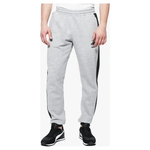Umbro Spodnie Contrast Panel Fleece , szary, rozmiar M. Szare spodnie sportowe męskie Umbro, m, bez wzorów, z bawełny, rowerowe. W wyprzedaży za 59.99 zł.