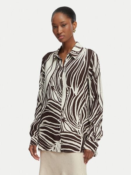 Guess Koszula W6GH52 W1975 Kolorowy Regular Fit. Bluzki damskie Guess, m, z aplikacjami, z wiskozy, bez kołnierzyka, bez ramiączek. Za 318.99 zł.