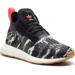 Buty adidas - Swift Run Barrier B42234 Tracar/Cblack/Orange. Czarne buty sportowe męskie Adidas, z materiału. W wyprzedaży za 279.00 zł.