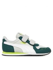 Puma Sneakersy Cabana Racer Sl 20 V Ps 383730 19 Szary. Szare buty sportowe chłopięce Puma, bez wzorów, ze skóry, bez zapięcia. Za 129.99 zł.