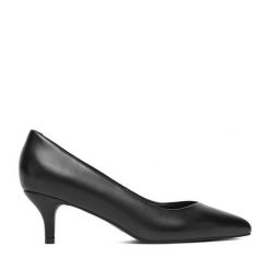 Szpilki Lasocki. Czarne szpilki damskie Lasocki, bez wzorów, bez obcasa, bez zapięcia. Za 229.99 zł.
