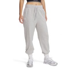 Damskie spodnie dresowe Under Armour Rival Terry. Szare spodnie sportowe damskie Under Armour, m, bez wzorów, z dresówki, na fitness i siłownię. Za 247.00 zł.