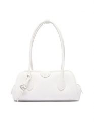 Calvin Klein Torebka Quilted Nylon Medium Shoulder Ba LV04F3743G Biały. Białe torebki do ręki damskie Calvin Klein, bez wzorów, z nylonu, bez dodatków. Za 649.99 zł.