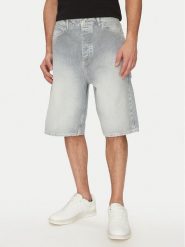 HUGO Szorty jeansowe 50534609 Błękitny Regular Fit. Niebieskie szorty męskie Hugo, m, bez wzorów, z bawełny. Za 299.99 zł.