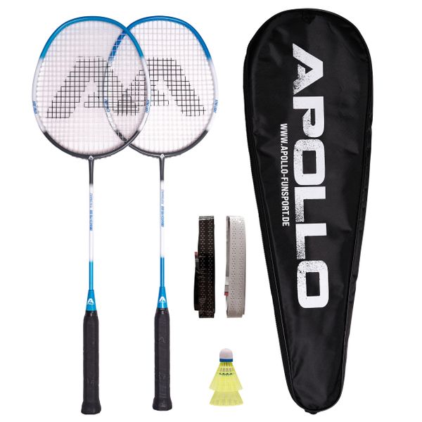 Zestaw Badmintonowy Dla Dzieci i Dorosłych Match Pro z Torbą i Lotkami. Niebieskie torby i plecaki dziecięce Apollo. Za 202.99 zł.
