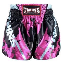 Szorty do boksu tajskiego Twins Special TTBL. Czarne szorty damskie TWINS, l, bez wzorów, z materiału, retro. Za 338.50 zł.