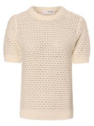 Selected Femme Sweter - SLFPenny Kobiety Bawełna beżowy|biały, L. Białe swetry damskie Selected Femme, l, bez wzorów, z bawełny, bez kołnierzyka, bez ramiączek, krótkie, bez kaptura. Za 179.95 zł.