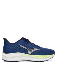 Mizuno Buty do biegania Wave Serene 2 J1GC2559 Granatowy. Niebieskie buty sportowe męskie Mizuno, ze skóry, bez zapięcia, do biegania. Za 559.99 zł.